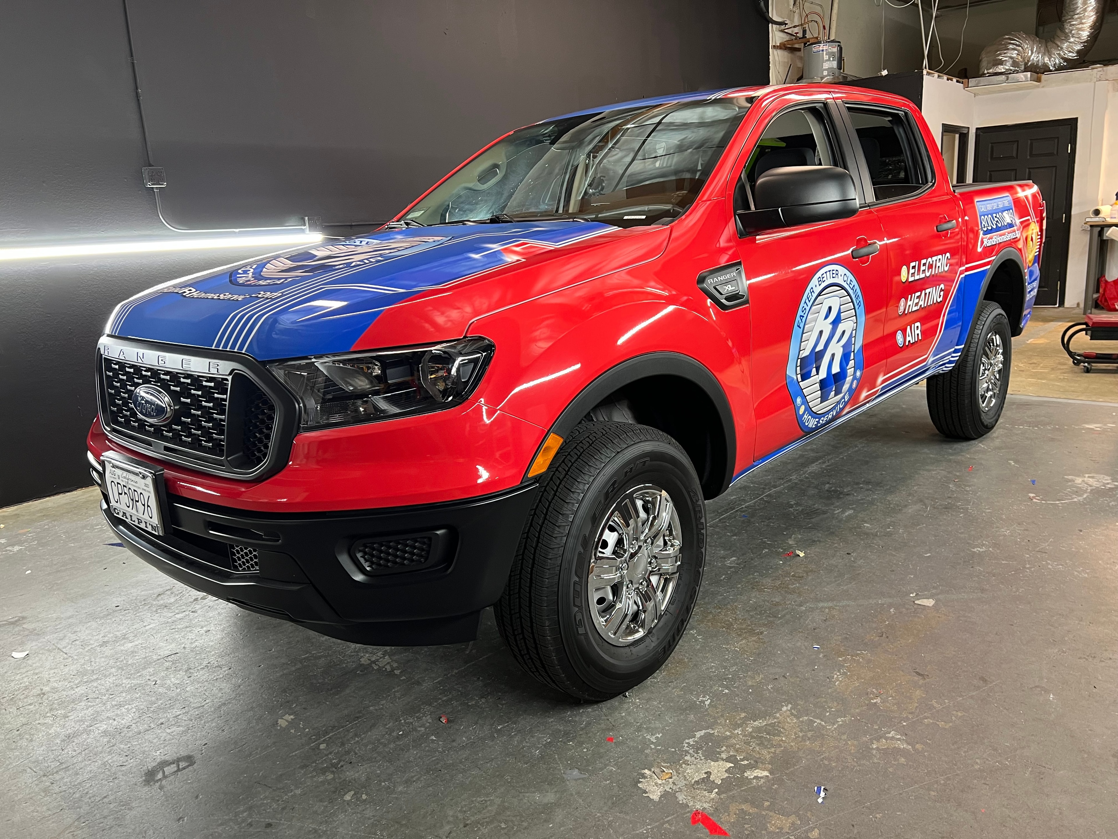 Custom branded service vehicle wrap by SoCal Fleet Wraps