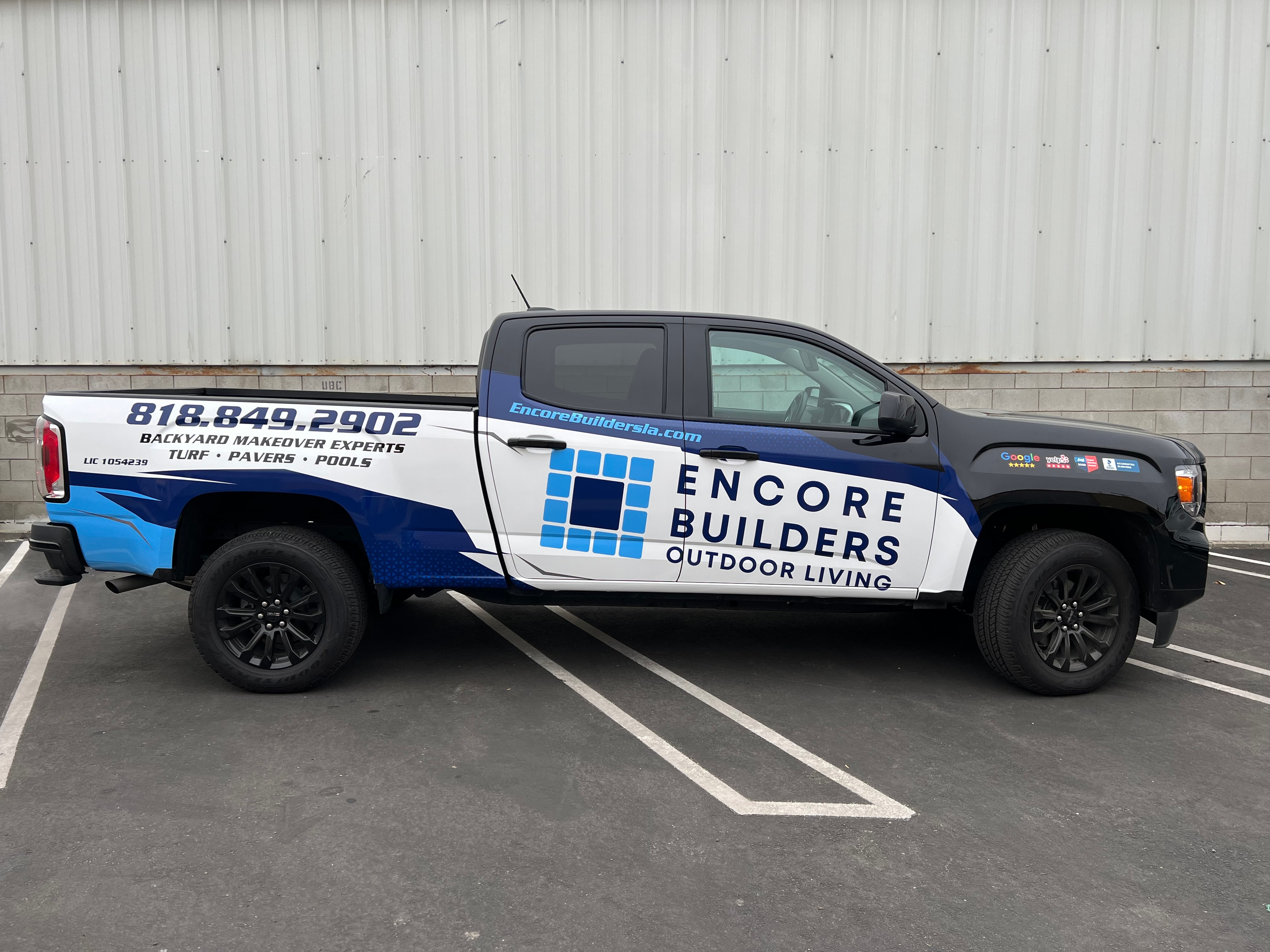 Commercial vehicle graphics detail by SoCal Fleet Wraps